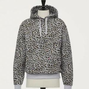 Giambattista Valli H&M Leopard Hoodie size M